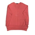 thumbnail image 1 of Womens Coral Lightweight Soft Sweater Shirt Top 3X, 1 of 1