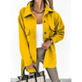 thumbnail image 1 of Womens Corduroy Shirt Long Sleeve Button Down Shirts Casual Jacket Tops Shacket, 1 of 5