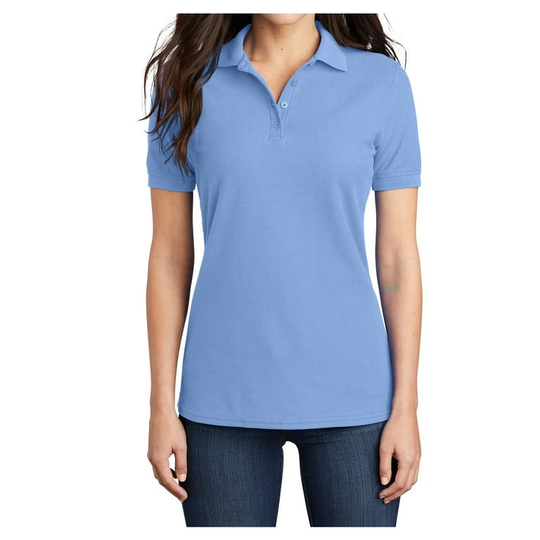 Walmart white cheap polo women's