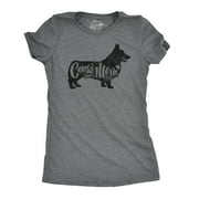Womens Corgi Mom T Shirt Funny Dog Mama T Shirt Great Pet Lover Gift Womens Graphic Tees