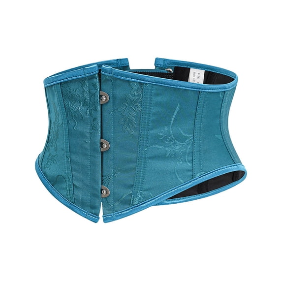 Womens Corsets Belt Top Gothic Medieval Renaissance Lace-Up Mini Cincher Corset Belts Dark Blue XL