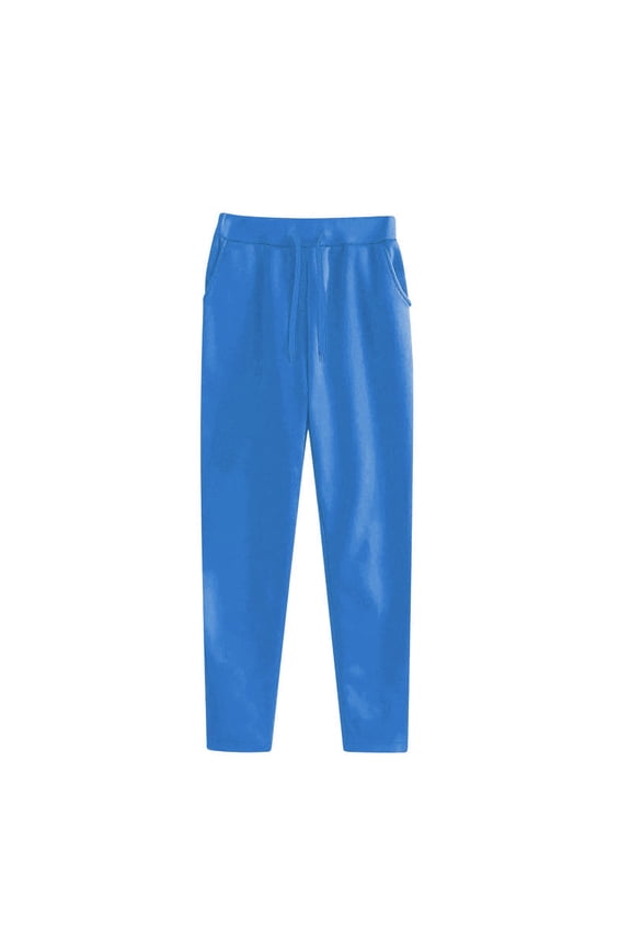 Womens Cotton Basic Legging Solid Casual Long Pant Active Joggers Elastic Sweatpant Trousers