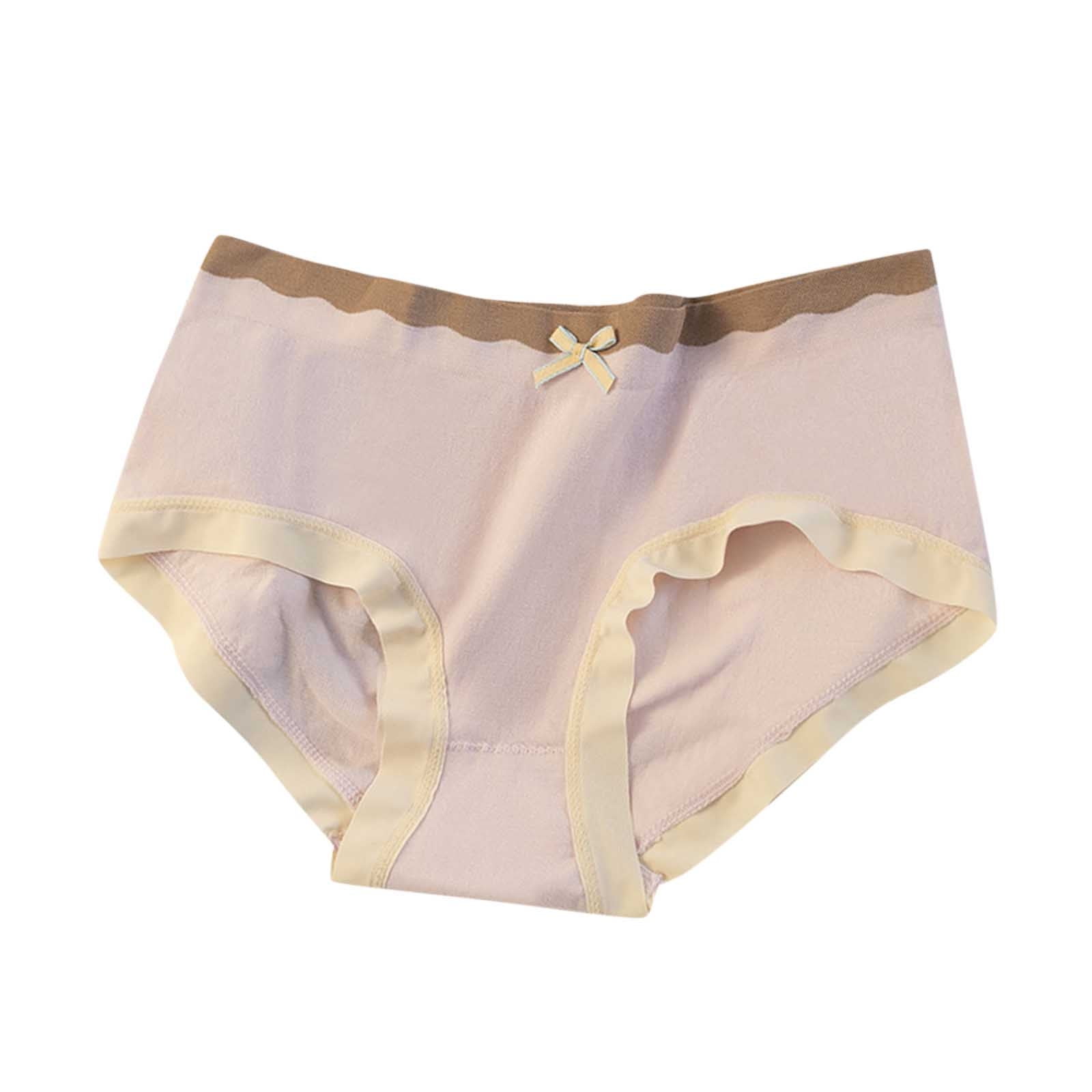 Womens Cotton Briefs Underwear without Elastic Leg Openings