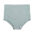 thumbnail image 1 of Womens Cotton High Waist Maternity Underwear Over Bump Pregnancy Briefs Ribbed Soft Breathable Tummy Control Solid Color Panties, 1 of 5