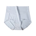 thumbnail image 1 of Bwndum Womens Cotton High Waisted Underwear Seamless Breathable Tummy Control Full Coverage Brief Panties Blue M/L/XL,Size M, 1 of 2