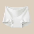 thumbnail image 1 of Bwndum Womens Cotton High Waisted Underwear Seamless Breathable Tummy Control Full Coverage No Show Tagless Briefs White,Size XL, 1 of 5