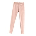 thumbnail image 1 of Womens Cotton Leggings with High Waisted Active Wear Pants Pink M, 1 of 2