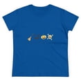 thumbnail image 1 of Womens Cotton October Halloween T Shirt Witch Broom Tee, 1 of 5