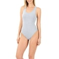 thumbnail image 1 of Womens Cotton One Piece Racerback Tank Bodysuit, 1 of 5