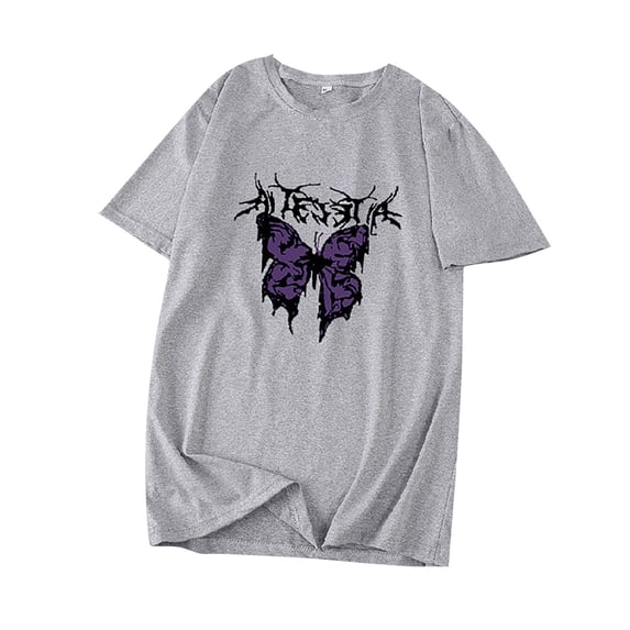 Womens Cotton Short Sleeve Tops O Neck T Shirts Loose Fit Soft Basic Tees Trendy Casual Summer Tops