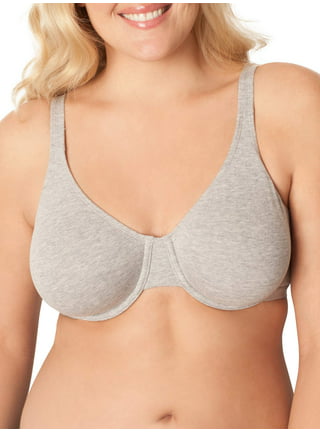 Fruit of the Loom womens Cotton Stretch Extreme Comfort Bra, 3-Pack Desert  Dusk/ Lilac/ Grey 42D