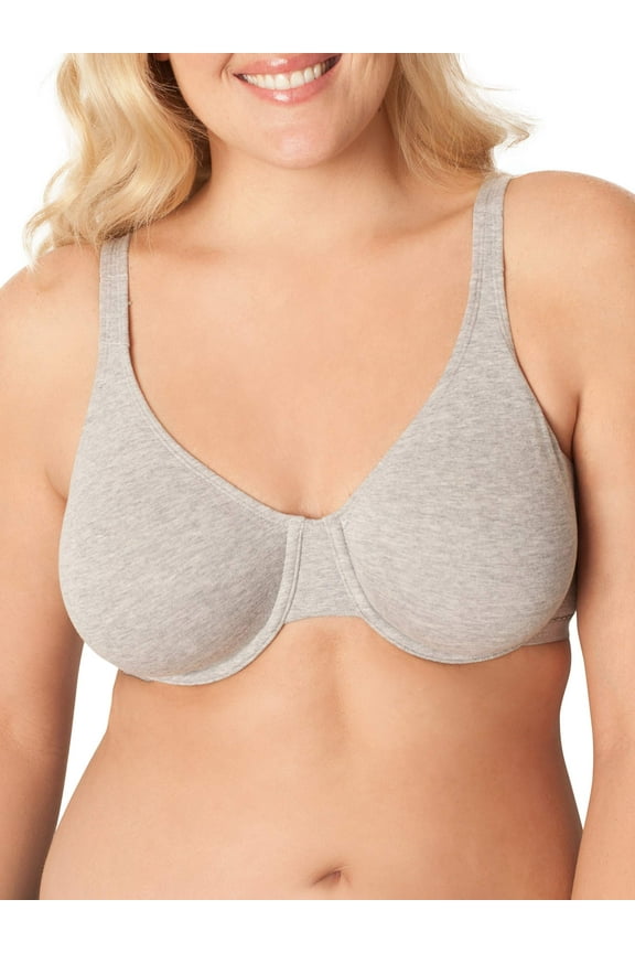 Womens Cotton Stretch Extreme Comfort Underwire Bra, Style 9292