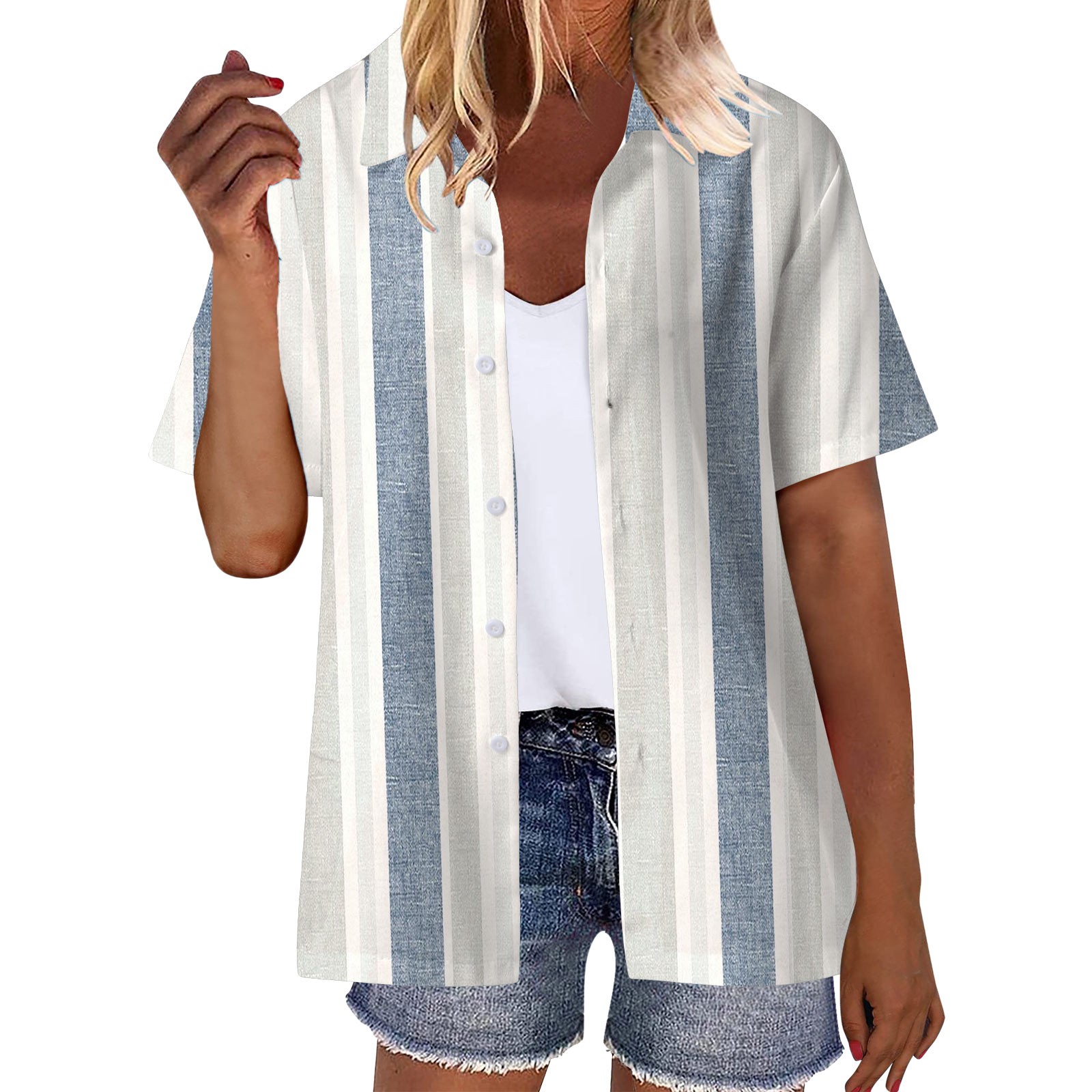 Womens Cotton Tops Short Sleeve Exercise T Shirts for Women Women