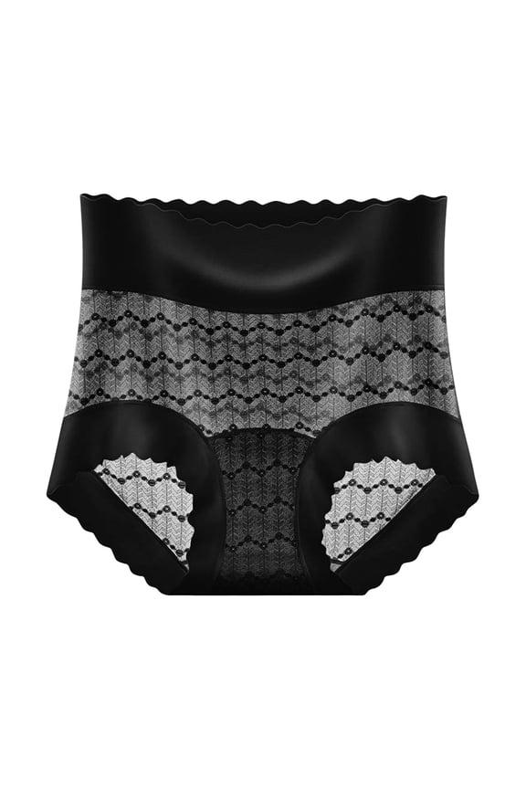 Womens' Cotton Underpants Comfortable Plus Size Lace Abdomen Mid-rise Waist And Hip Lift Comfortable Body Breathable Underwear Briefs