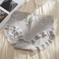 thumbnail image 1 of Womens Cotton Underwear Women's Briefs Seamless Underwear Ultra Thin Breathable Mid Waist Cotton Ice Silk Panties for Women Soft Stretchy Everyday Wear Comfortable Womens Panties, 1 of 4