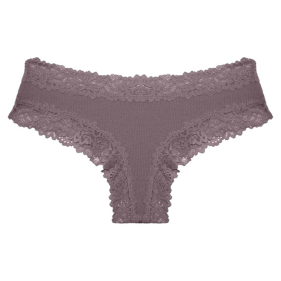 Womens' Cotton Underwears Comfortable Plus Size Lace Abdomen Mid-rise Waist And Hip Lift Comfortable Body Breathable Underwear Briefs