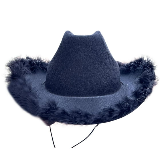 Womens Cowboy Hats Black Hat Womens Sun Hat Cowboy Hat Boys One Size