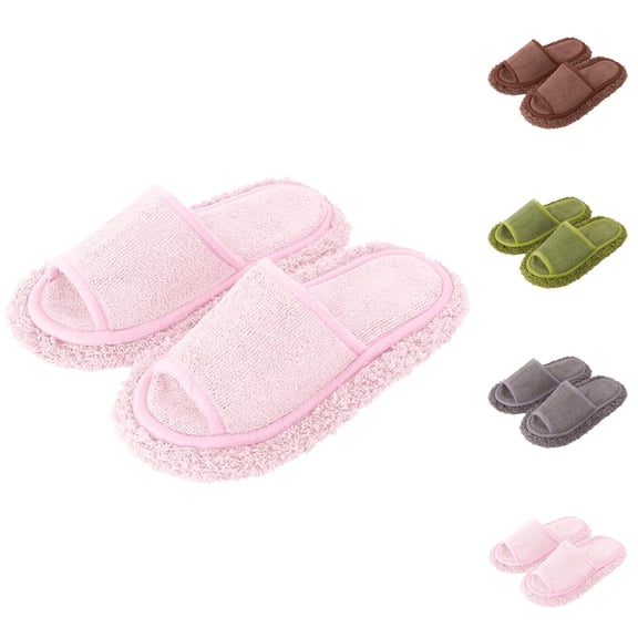 Womens Cozy Slippers Fuzzy Plush House Fall Comfort Lazy Floor Cleaning Slippers For Detachable Washable Floor Cleaning Slippers Silent Vacuuming Slippers Hands Cleaning