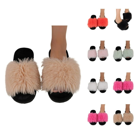 Womens Cozy Slippers Non Slip Fuzzy Memory Foam Comfort Women's Slippers Winter Indoor Cozy Shoes With Sole For Home Comfort And Warmth