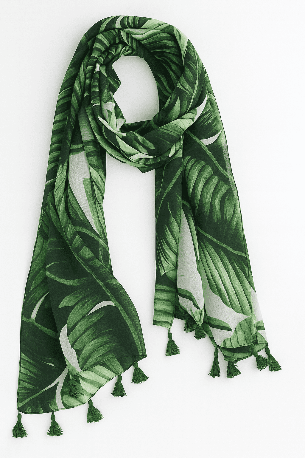 Womens Cozy Tassels Oblong Cotton Scarf Lightweight Shawls Wrap