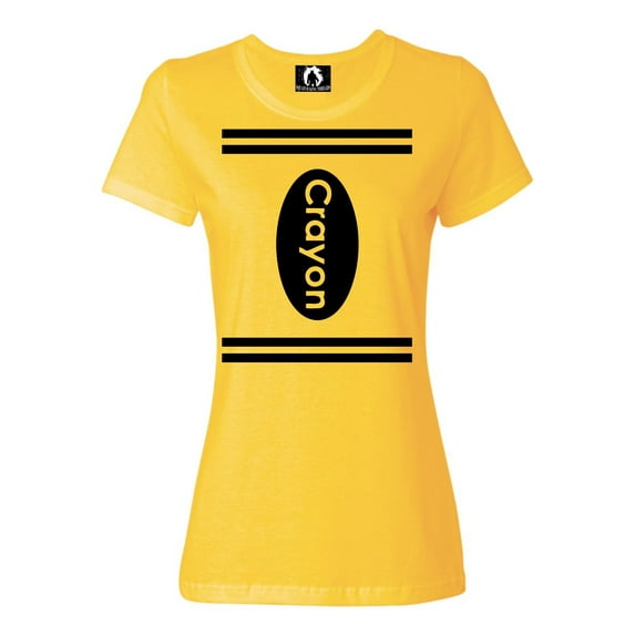 Womens Crayon Costume In Many Colors T-Shirt