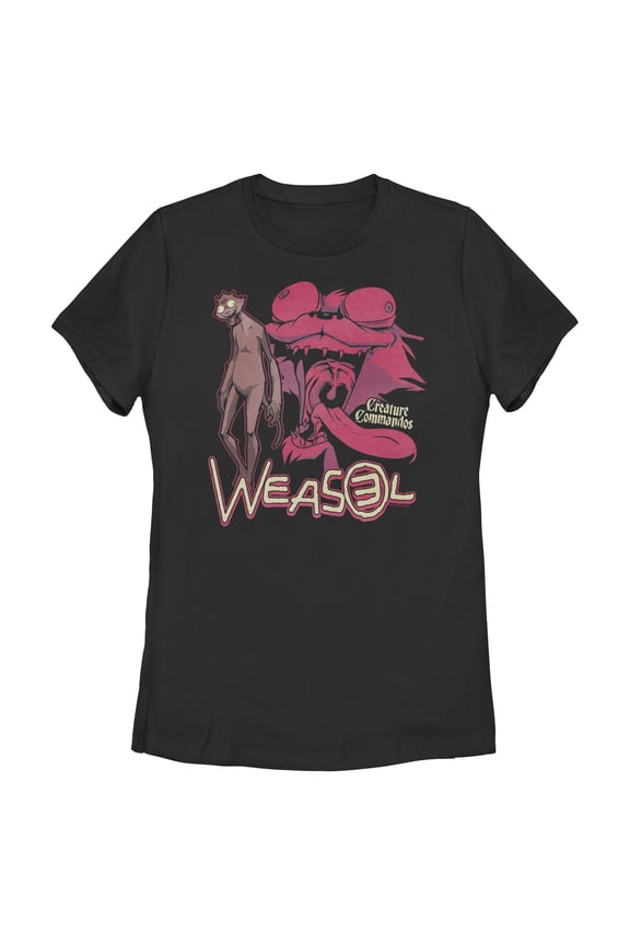 Womens Creature Commandos Crazy Weasel T Shirt