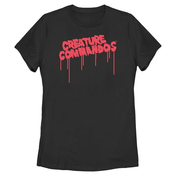 Womens Creature Commandos Graffiti Logo T Shirt