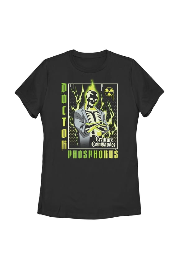 Womens Creature Commandos Radioactive Phosphorus T Shirt