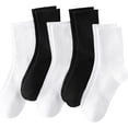 thumbnail image 1 of Womens Crew Socks Cotton Long Gym Socks Lightweight Athletic Running Socks, 1 of 10