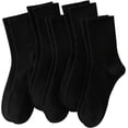 thumbnail image 1 of Womens Crew Socks Cotton Long Gym Socks Lightweight Athletic Running Socks, 1 of 12