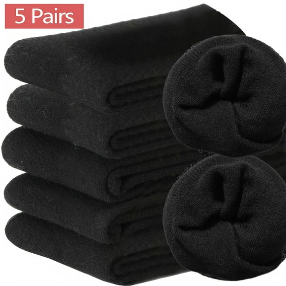 Womens Crew Socks Thin Cotton Long Socks Arch Support Casual Workout High Socks 5 Pairs