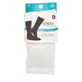 thumbnail image 1 of On the Go Women's Crew Socks (1 Pair Pack, White, One Size), 1 of 2