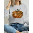 thumbnail image 1 of Womens Crewneck Corduroy Corded Sweatshirt Long Sleeve Casual Pullover Tops, 1 of 4