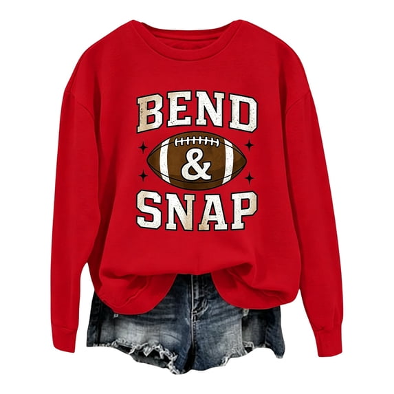 Womens Crewneck Sweatshirt Fleece Lined Oversized Pullover Long Sleeve Tops for Fall Winter