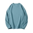 thumbnail image 1 of Womens Crewneck Sweatshirt Trendy Fall Fashion Clothes Soft Pullover for School, 1 of 6