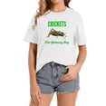 thumbnail image 1 of Womens Cricket Shirt Eat Crickets The Gateway Bug T-Shirt, 1 of 5