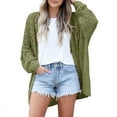 thumbnail image 1 of Womens Crochet Cardigan Sweater Boho Style Oversized Open Front Outwear, 1 of 3