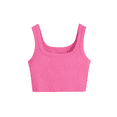 thumbnail image 1 of Womens Crop Tank Tops Rib-Knit Square Scoop Neck Workout Top Summer Yoga Gym Shirts, 1 of 4