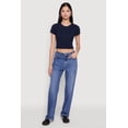 thumbnail image 1 of Womens Cropped Short Sleeve Crew Neck Tee, 1 of 5