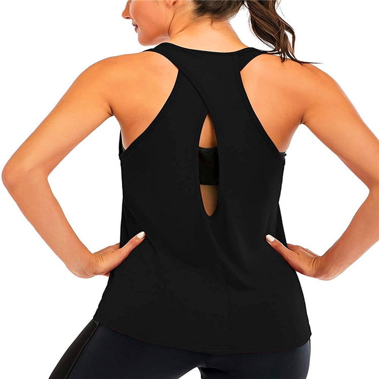 Backless workout shirts deals