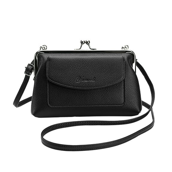 Womens Crossbody Bag 2024 New Solid Color Fashion Mobile Phone High Capacity Women's Shoulder Bag