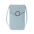 thumbnail image 1 of Womens Crossbody Cellphone Bag Small Shoulder Purse Card Wallet Satchel Pouch Women Touchscreen Phone Bags, Mini Leather Mobile Phone Crossbody Bags Shoulder Handbag Wallet With Credit Card Slots, 1 of 3
