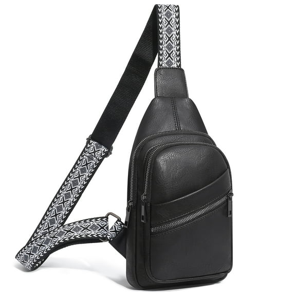 Womens Crossbody Fanny Packs PU Leather Small Sling Bags for Women