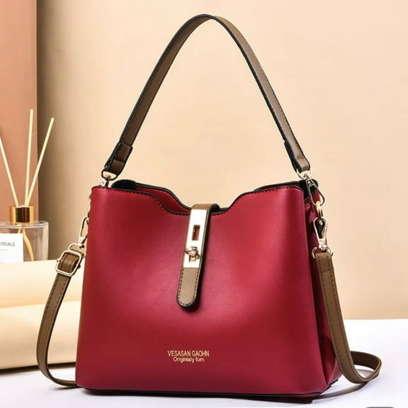 Womens Crossbody  PU Leather Handbag Luxury Purses Fashionable