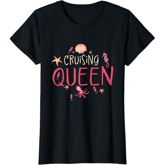 Womens Cruising Queen Cruise Trip T-Shirt