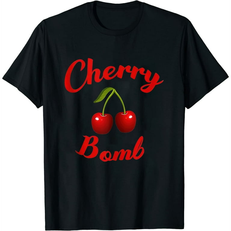 Cute Cherry Bomb Retro 70s Vintage Style T-Shirt Cute Cherry Bomb Retro 70s Vintage Style T-Shirt