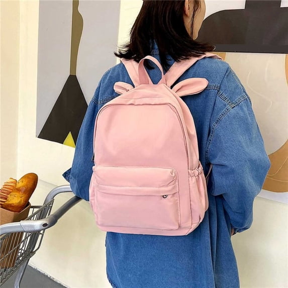 Womens Cute Ear Design Backpack Fashion College School Bookbag for Students Back to School Backpack for Women