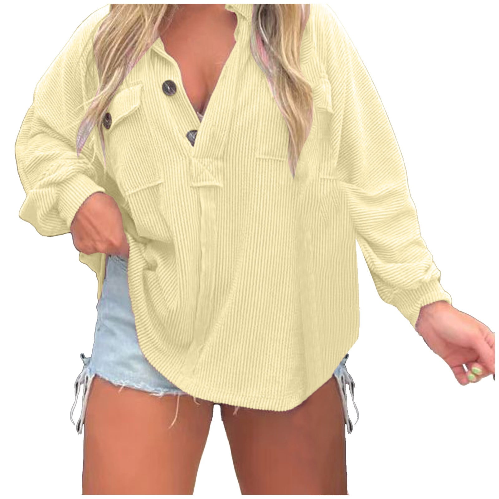 Womens Cute Fall Tops Basic Long Sleeve Shirts for Women Fall New Long
