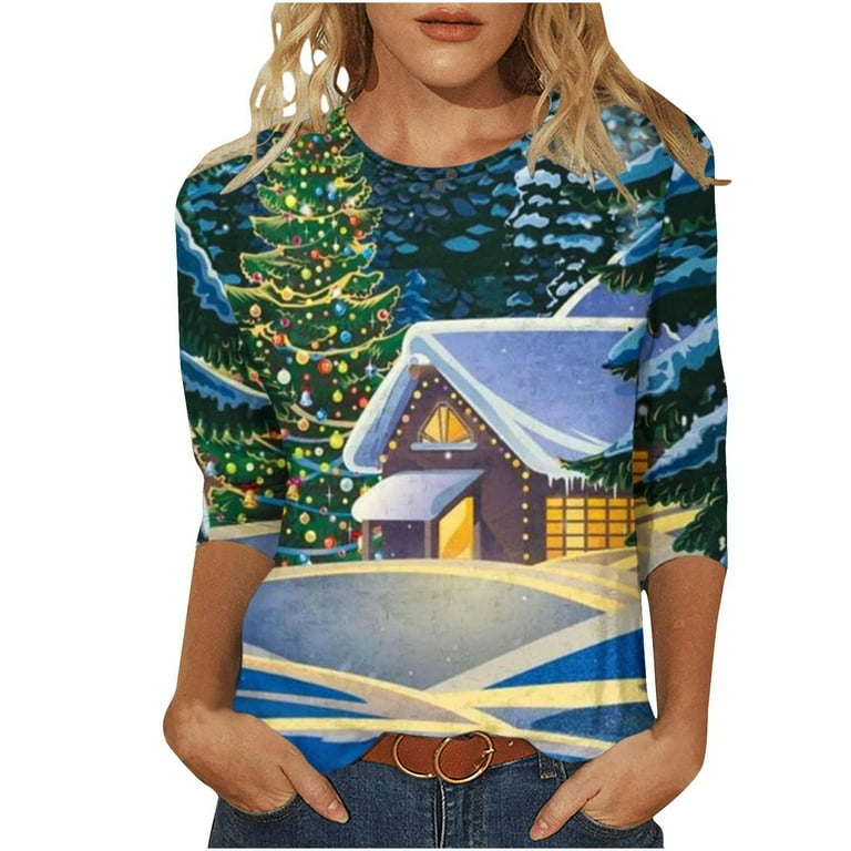 Plus size womens holiday tops on sale
