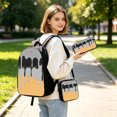 thumbnail image 1 of Womens Cute Ice Cream 3 Piece Set Sweet College Backpack for School Back to School Backpack for Women, 1 of 5